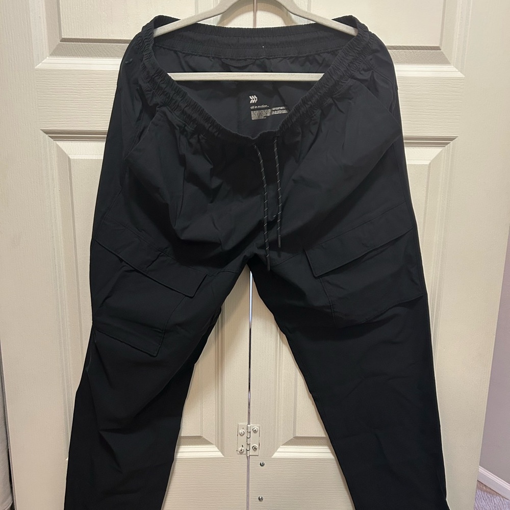 All in Motion Black Sweatpants with Tapered Leg